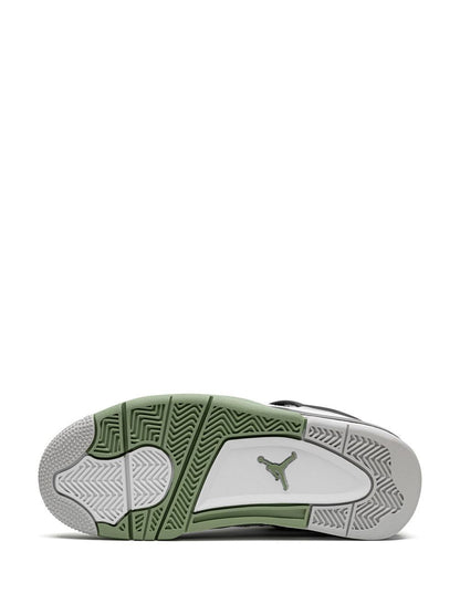 KIDS AIR JORDAN 4 RETRO ''OIL GREEN'' SNEAKERS