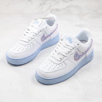 NIKE AIR FORCE 1 ''HYDROGEN BLUE PSYCHADELIC '' SNEAKERS
